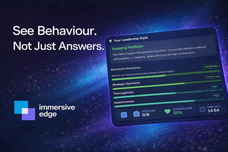 Text: See Behaviour. Not Just Answers.