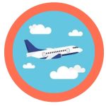 airplane in circle airplane in circle